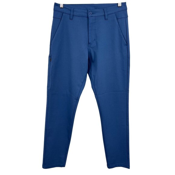 BYLT Blue Pants Size 31 Premium Basic Everyday 2.0 Slim Skinny Ultra Stretch EUC - Picture 1 of 8